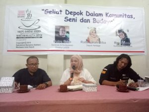 Mengawali Acara Ngopi Bareng( Ngobrol Pintar Inspiratif)  Paska Hari Raya Idul Fitri 1440 H. Bersama Heritage, Comoniti Depok