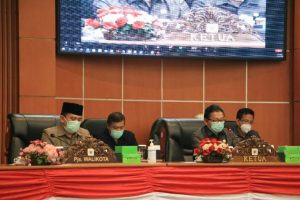 DPRD Kota Depok Gelar Rapat Paripurna Secara Virtual  Tentang APBD  Anggaran Tahun 2021.