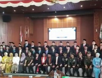 Sebanyak 50  Anggota DPRD Kota Depok Resmi Dilantik Sumpah Janji Jabatan dilakukan Ketua Pengadilan Negeri (PN) Depok