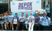 Wow.. Ribuan Peserta.Fun Run 5k. Di Jalan Boulevard, Grand Depok City (GDC), Bersama Calon Walikota Depok Supian Suri.