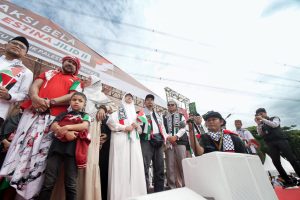 Zakat Sukses Gelar Aksi Solidaritas Palestina Jilid 2 di Depok: Distribusi Bantuan dan Penggalangan Dana Berlangsung Meriah
