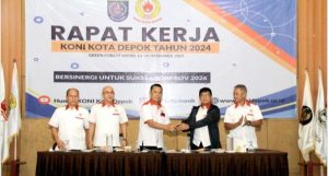 “KONI Depok Gelar Raker 2024: Target 10 Besar Porprov 2026 dan Usulan Jadi Tuan Rumah Bersama”