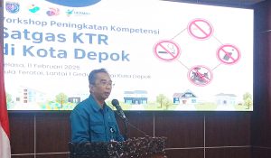 Dinas Kesehatan Kota Depok Gelar Workshop Peningkatan Kompetensi Kawasan Tanpa Rokok ( (KTR)
