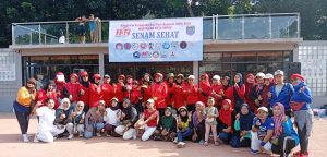 Srikandi Wartawati Kota Depok Gelar Senam Sehat Bersama, Rangkaian HPN ke-40 Berlanjut dengan Fashion Show
