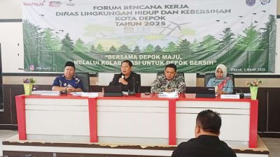 DLHK Depok Gelar Forum Renja 2025, Bahas Strategi Pengelolaan Lingkungan dan Kebersihan Kota