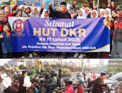 Di Usia 17 Th DKR Depok Tebar Kebaikan! Ratusan Takjil Gratis Dibagikan di Jalan Margonda Raya