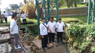 Wakil Wali Kota Depok Tinjau Tiga Titik Pemicu Banjir di Harjamukti, Cimanggis Target Selesai September