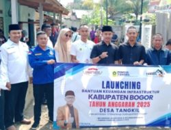 Sosialisasi Bantuan Keuangan Infrastruktur Kabupaten Bogor Tahun Anggaran 2025 Digelar di Desa Tangkil