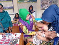 Ketua TP-PKK Kelurahan Sukamaju Tinjau Posyandu Kenanga 2, Bagikan Vitamin A dan Edukasi Kesehatan Balita