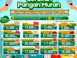 HPN 2026, PWI Depok dan Bapanas Gelar Gegakan Pasar Murah