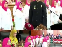 Alunan Angklung Srikandi Semarakkan Rapat Paripurna HUT ke-27 Kota Depok