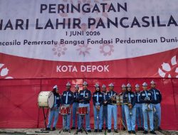 Korps Musik Gita Praja Depok Sumbangkan Dedikasi pada Upacara Hari Lahir Pancasila 2026