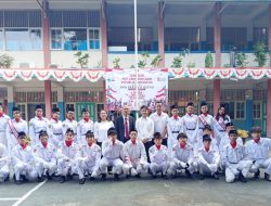SMA PSKD 7 Depok upacara bendera HUT 81. Tahun 2026 Di Halaman Sekolah.