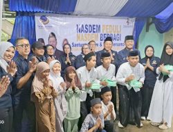 Sambut HUT ke-15, DPD NasDem Depok Gelar Pengobatan Gratis dan Santunan Anak Yatim